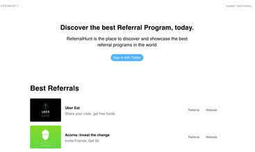 Referral Hunt screenshot