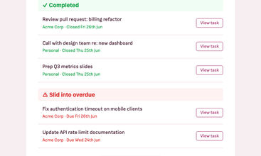 Docket screenshot
