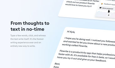 Flowrite screenshot