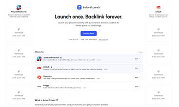Instant Launch screenshot