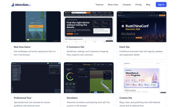 Ideavibes AI screenshot