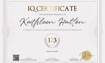 Official IQ Test screenshot
