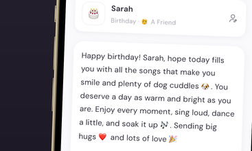 WishDay: AI Occasion Reminders & Greetin screenshot