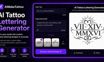 AIMakeTattoo screenshot