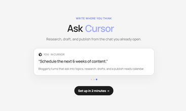 Bloggerly.ai screenshot