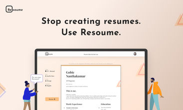 Resoume screenshot