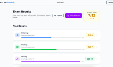 CELPIP Simulator screenshot