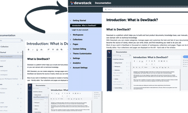 Dewstack screenshot