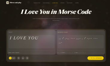 morsecodeplay screenshot
