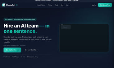 CloudyBot screenshot