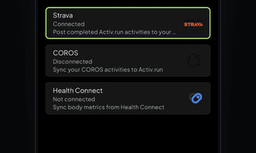 Activ.run screenshot