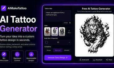 AIMakeTattoo screenshot