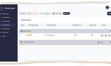DocsCloud screenshot