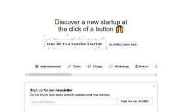 Startup Button screenshot