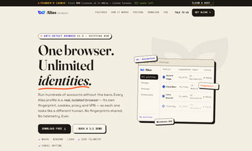 Alias Browser screenshot