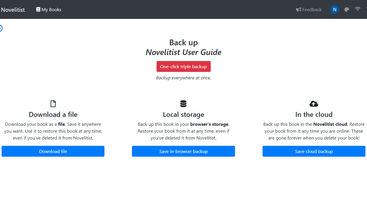 Novelitist screenshot