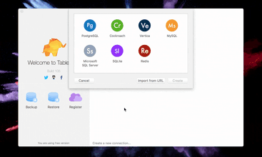 TablePlus screenshot