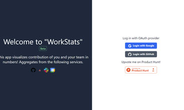 WorkStats screenshot