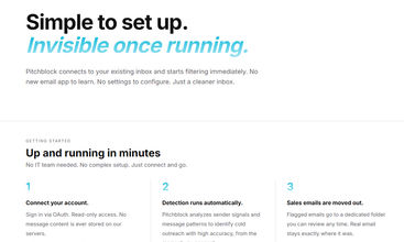 PitchBlock screenshot