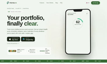 PieFolio AI: Portfolio Tracker screenshot