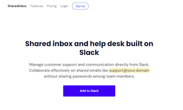 Shared Inbox screenshot