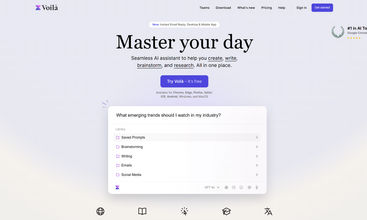 Voilà AI Assistant screenshot