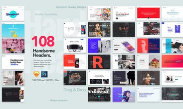 108 Handsome Headers screenshot