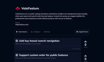 VoteFeature screenshot