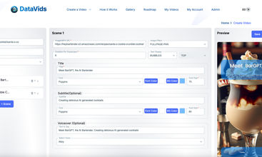 DataVids screenshot
