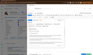 Recruit CRM screenshot