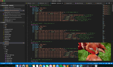 Z-index screenshot