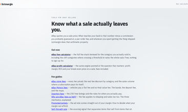 Listmargin screenshot