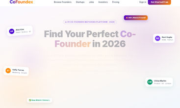 Cofoundex screenshot