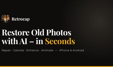 Restore Old Photos - Retrocap screenshot