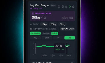FitLog X Tracker screenshot