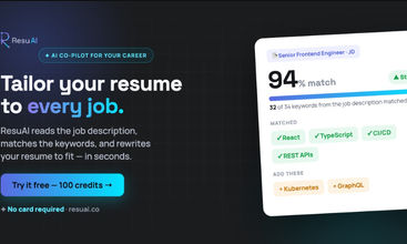 ResuAI screenshot