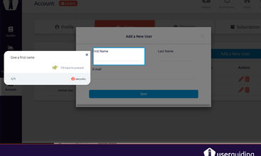 UserGuiding screenshot