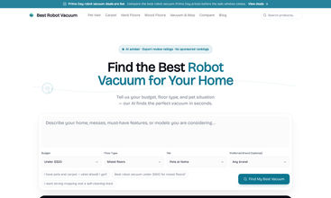 Best Robot Vacuum screenshot