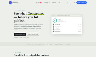 SEOTyde screenshot