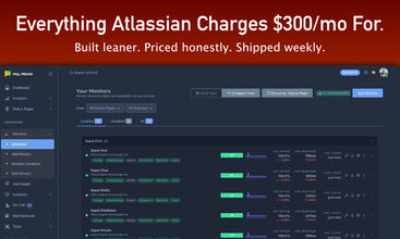 Hosted Status Page screenshot