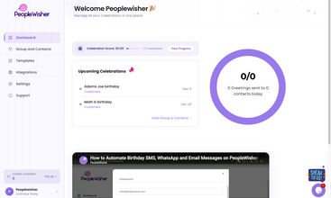 Peoplewisher screenshot
