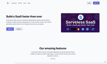 Serverless SaaS screenshot