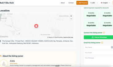 Bali Villa Hub screenshot