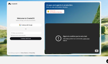 CreateOS screenshot