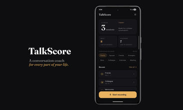 Talkscore screenshot