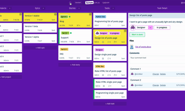 Scrumium.io screenshot