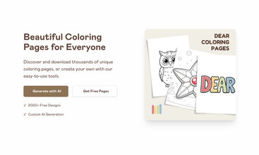 Dear Coloring Pages screenshot