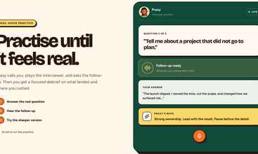 Praxy screenshot