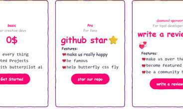 butterfly css screenshot