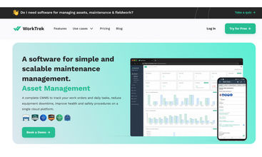 WorkTrek CMMS screenshot
